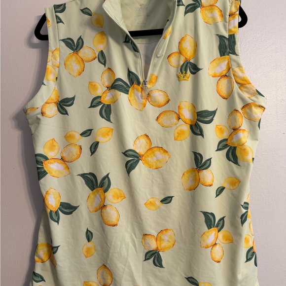 Kastel Denmark Tops - Kastel Citrus Delight Sleeveless Tank Top